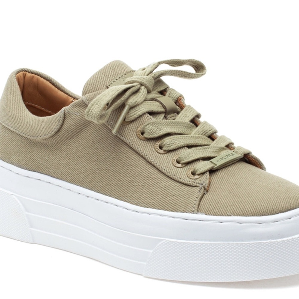 J/Slides Amanda Canvas Sneaker Olive size 8.5 NWB NWT